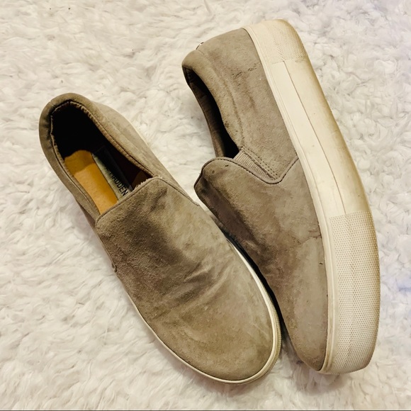 STEVE MADDEN Gills Gray Slip On Flatform Sneaker - Picture 2 of 7